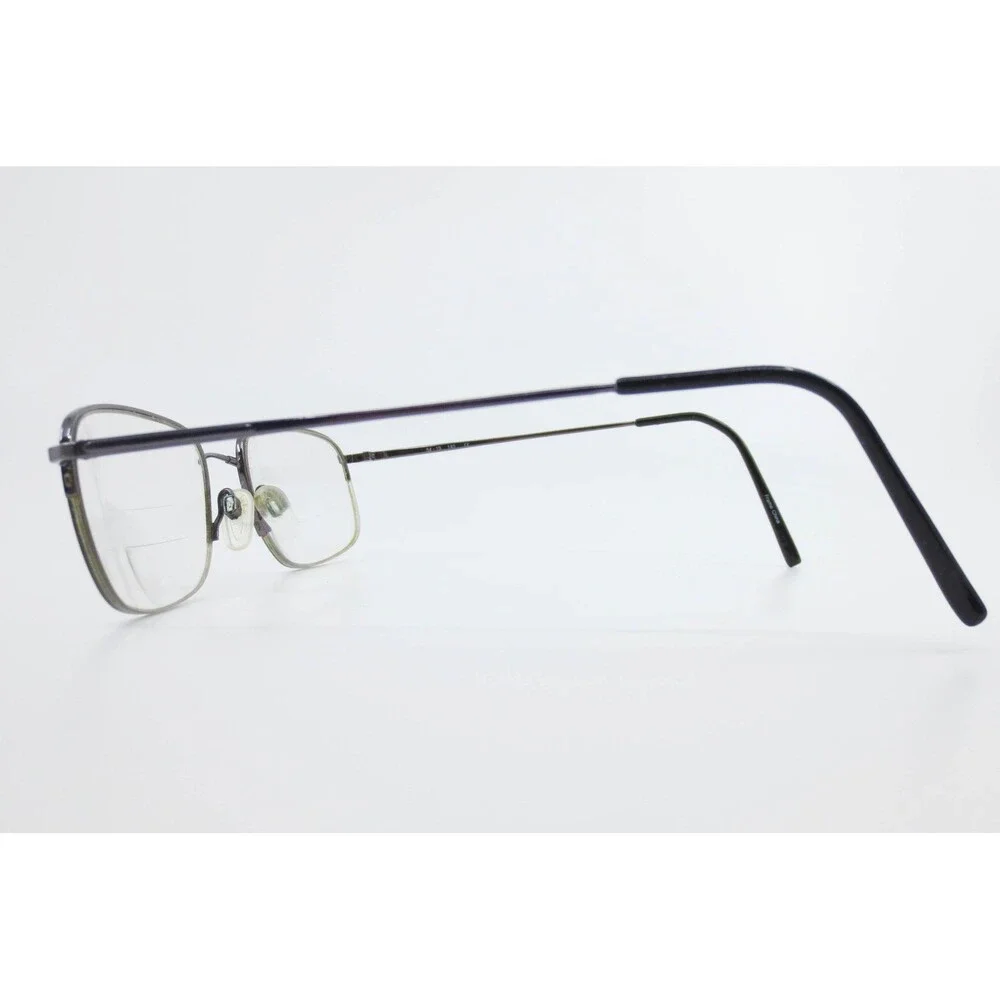 Duraflex DF3308 Gunmetal Semi Rimless Eyeglasses Frames 54-19-140 Mens Womens